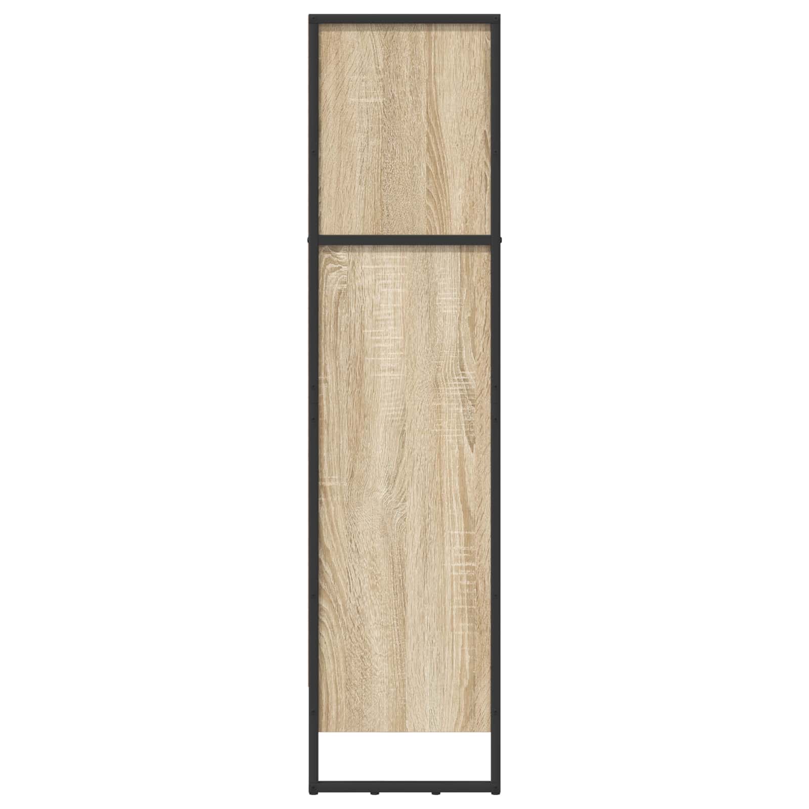 Knihovna 80 X 30 X 121 Cm Kompozitní Dřevo Sonoma