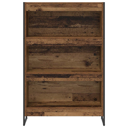 Knihovna 80 X 30 X 121 Cm Kompozitní Dřevo Staré Dřevo