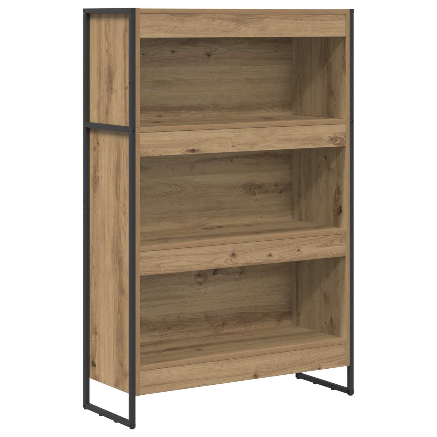 Knihovna 80 X 30 X 121 Cm Kompozitní Dřevo Umělecký Dub