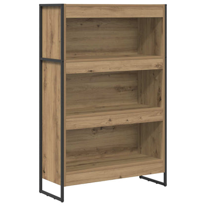 Knihovna 80 X 30 X 121 Cm Kompozitní Dřevo Umělecký Dub