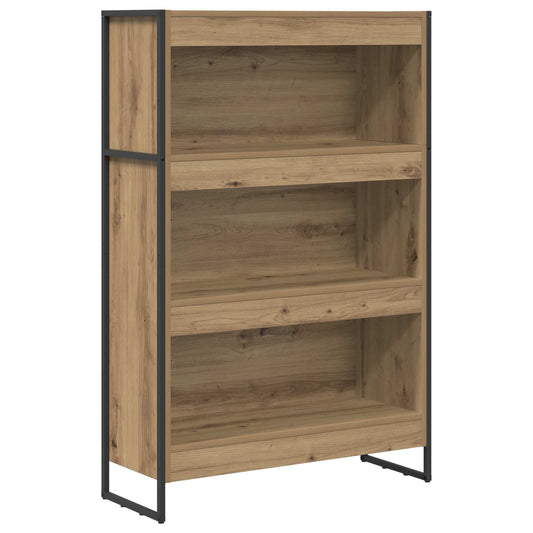 Knihovna 80 X 30 X 121 Cm Kompozitní Dřevo Umělecký Dub