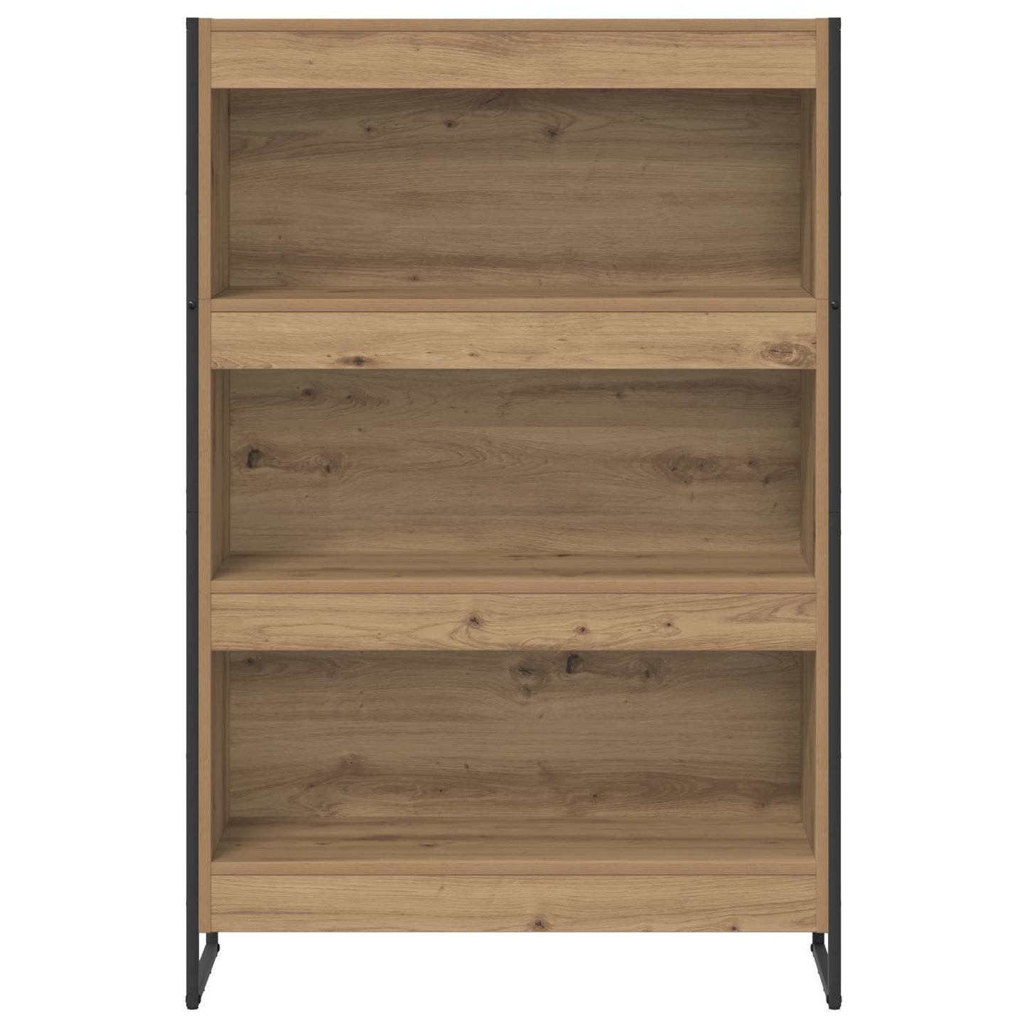 Knihovna 80 X 30 X 121 Cm Kompozitní Dřevo Umělecký Dub
