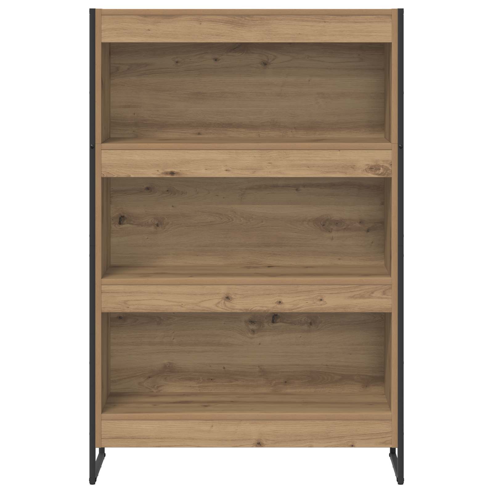 Knihovna 80 X 30 X 121 Cm Kompozitní Dřevo Umělecký Dub