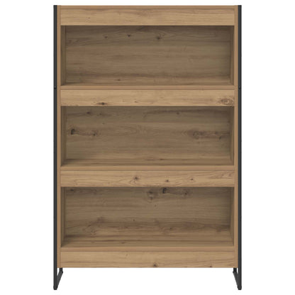 Knihovna 80 X 30 X 121 Cm Kompozitní Dřevo Umělecký Dub