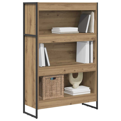 Knihovna 80 X 30 X 121 Cm Kompozitní Dřevo Umělecký Dub