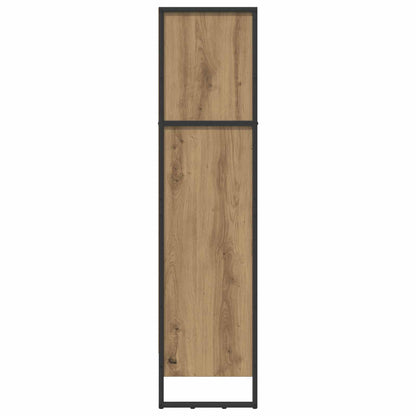 Knihovna 80 X 30 X 121 Cm Kompozitní Dřevo Umělecký Dub