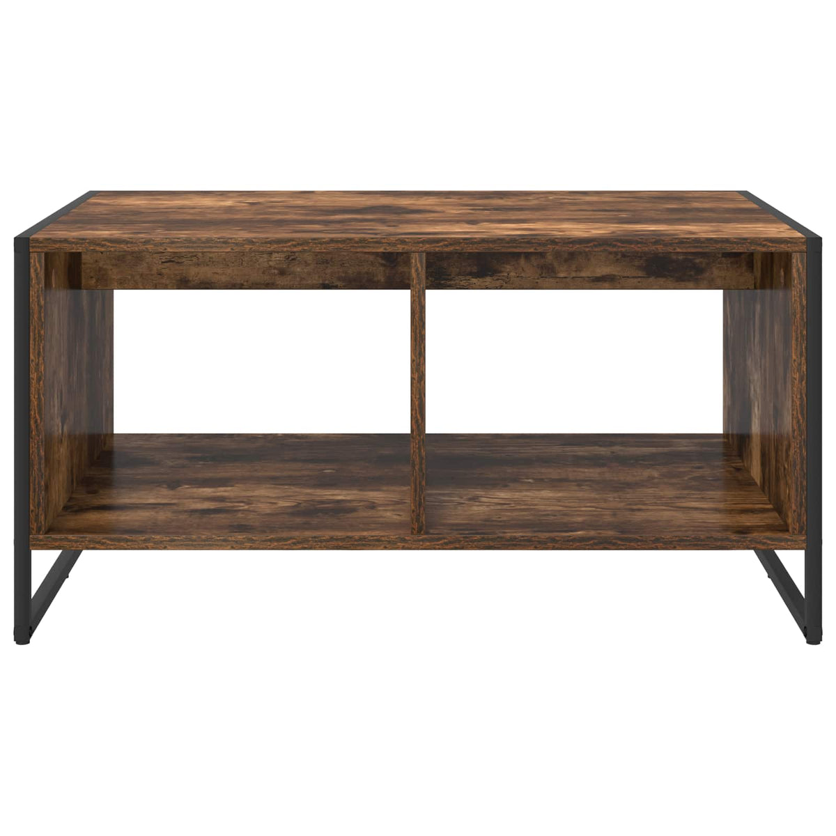 Konferenční Stolek Kouřový Dub 80 X 50 X 40 Cm Kompozitní Dřevo