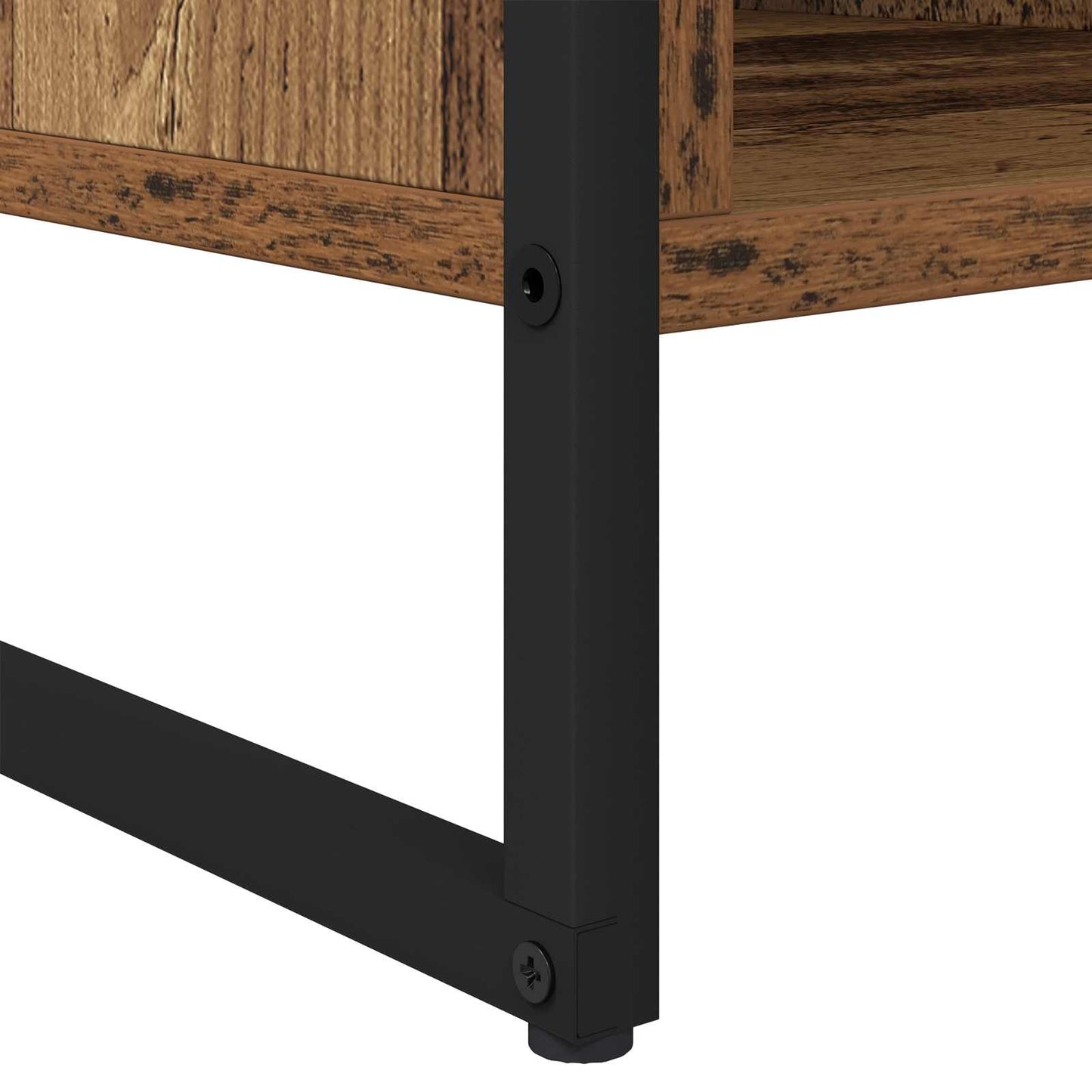 Konferenční Stolek Staré Dřevo 80 X 50 X 40 Cm Kompozitní Dřevo