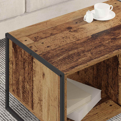 Konferenční Stolek Staré Dřevo 80 X 50 X 40 Cm Kompozitní Dřevo