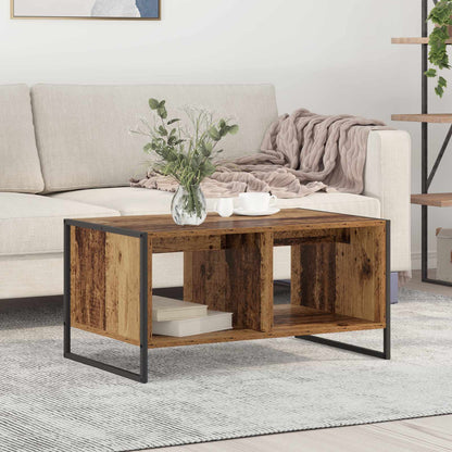 Konferenční Stolek Staré Dřevo 80 X 50 X 40 Cm Kompozitní Dřevo