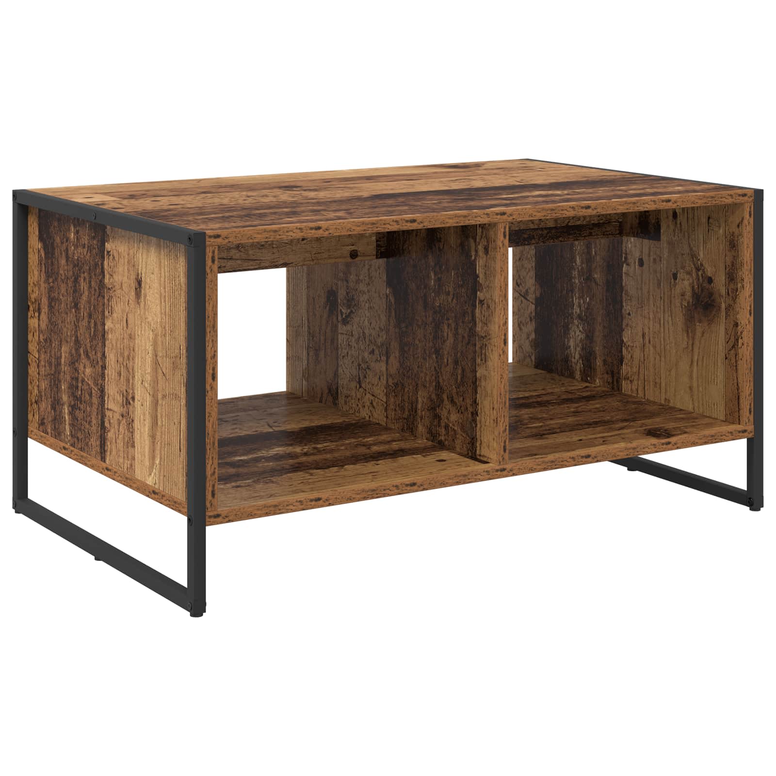 Konferenční Stolek Staré Dřevo 80 X 50 X 40 Cm Kompozitní Dřevo