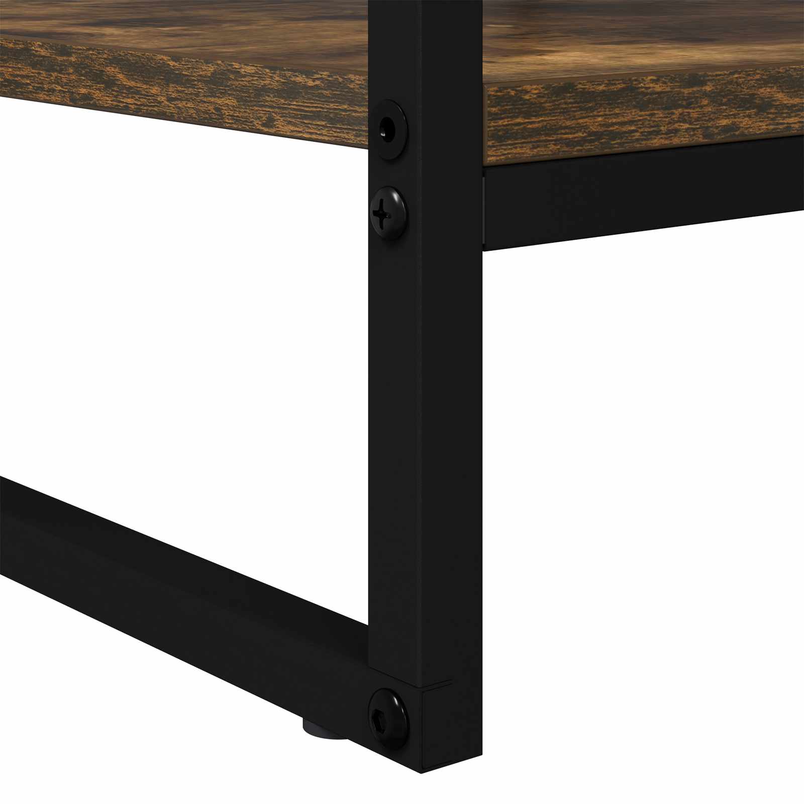 Konferenční Stolek Kouřový Dub 80 X 50 X 40 Cm Kompozitní Dřevo