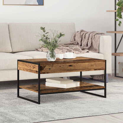 Konferenční Stolek Staré Dřevo 80 X 50 X 40 Cm Kompozitní Dřevo