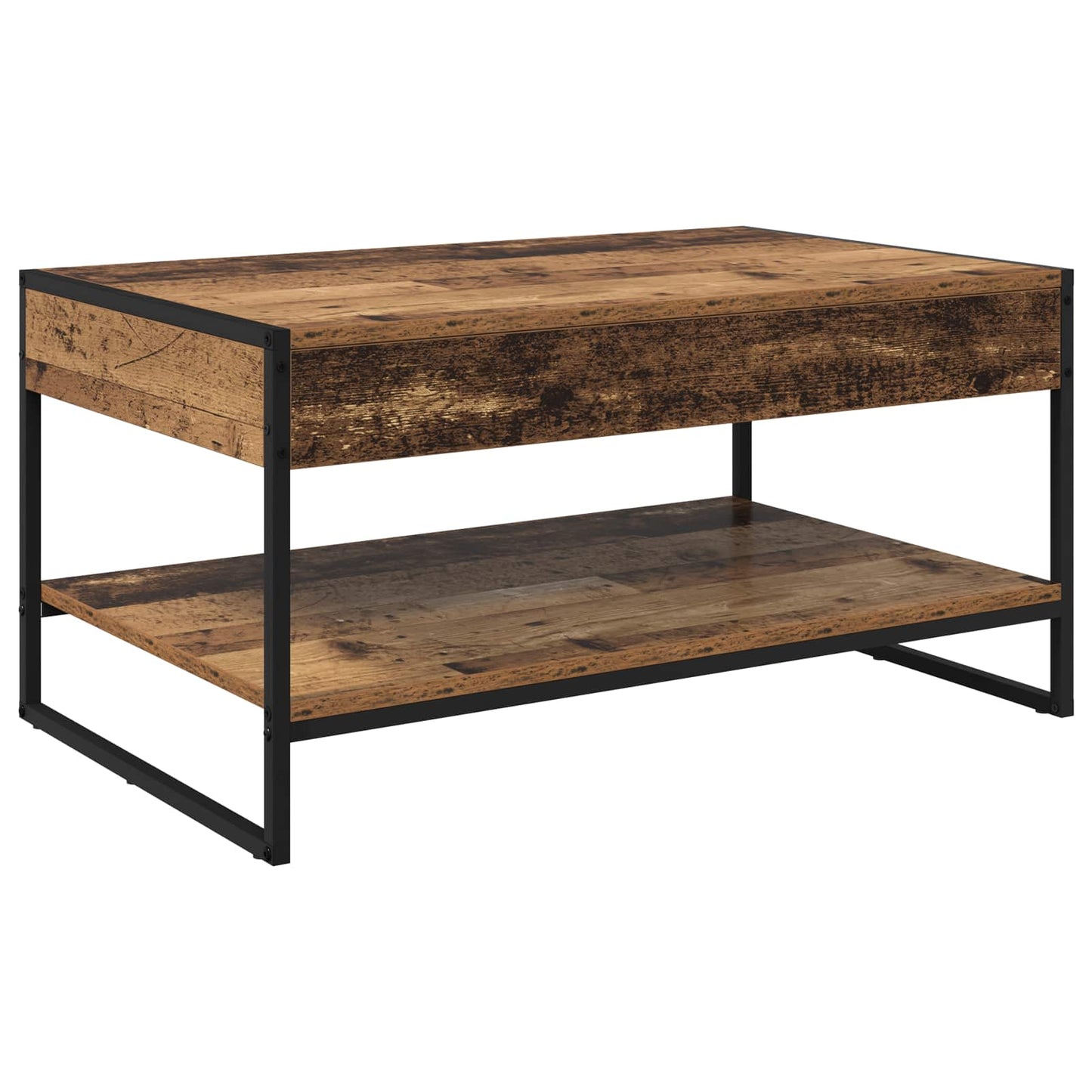 Konferenční Stolek Staré Dřevo 80 X 50 X 40 Cm Kompozitní Dřevo