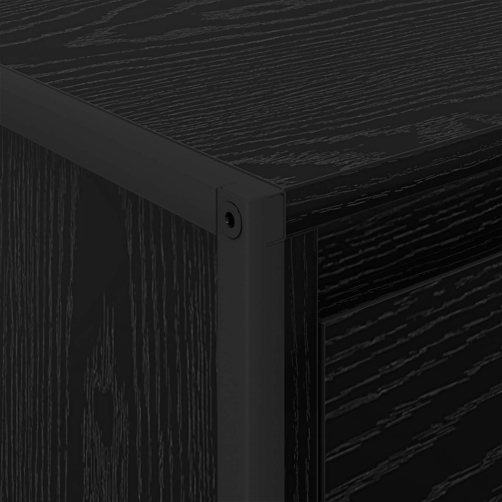 Konferenční Stolek Černý Dub 100 X 46 X 40 Cm Kompozitní Dřevo