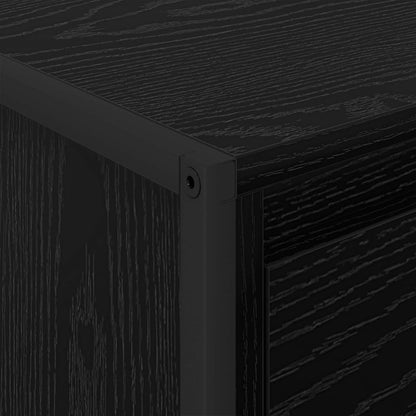 Konferenční Stolek Černý Dub 100 X 46 X 40 Cm Kompozitní Dřevo