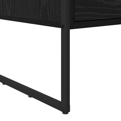 Konferenční Stolek Černý Dub 100 X 46 X 40 Cm Kompozitní Dřevo