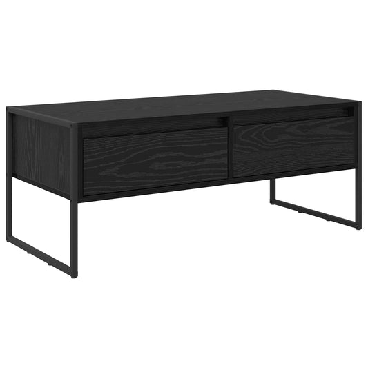 Konferenční Stolek Černý Dub 100 X 46 X 40 Cm Kompozitní Dřevo