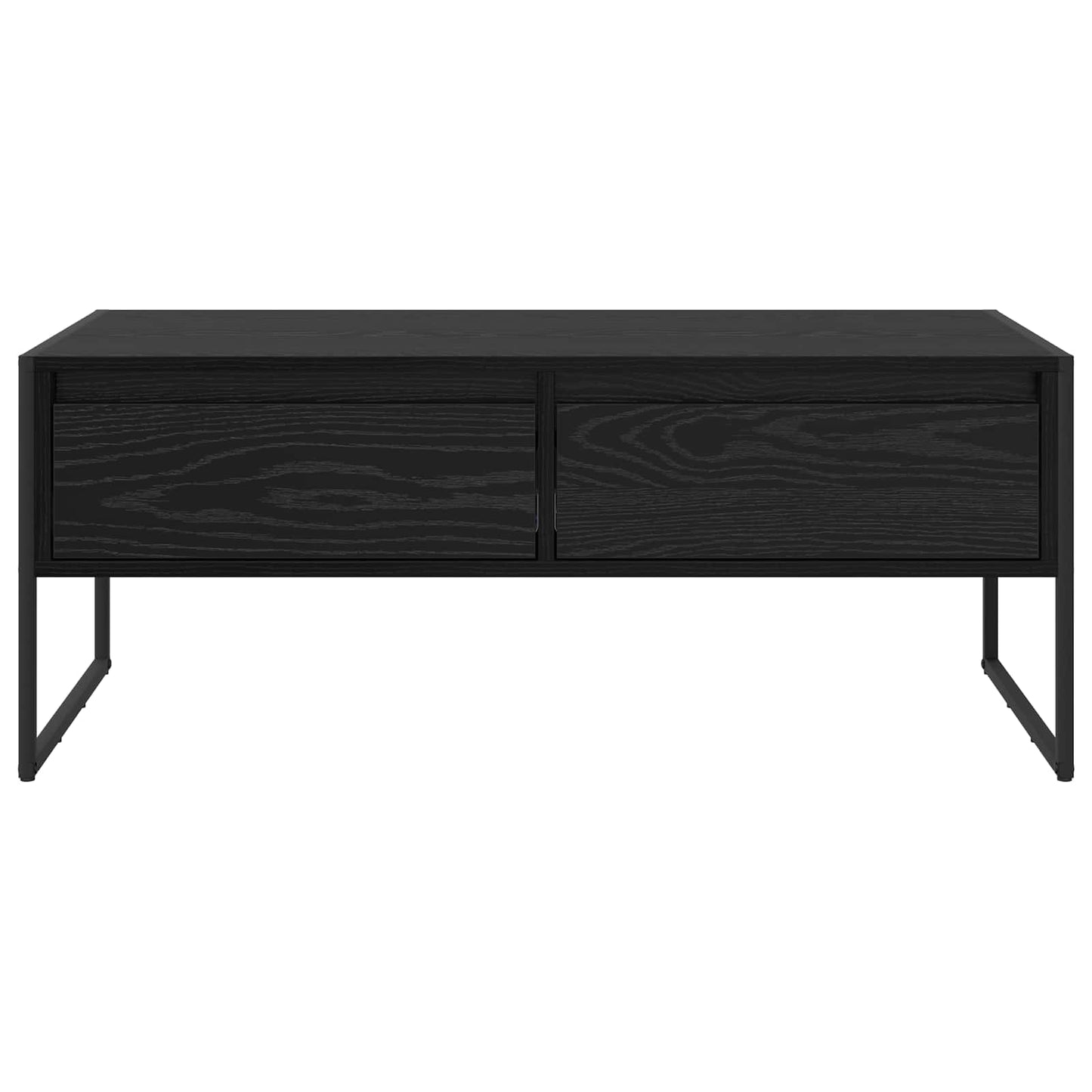 Konferenční Stolek Černý Dub 100 X 46 X 40 Cm Kompozitní Dřevo