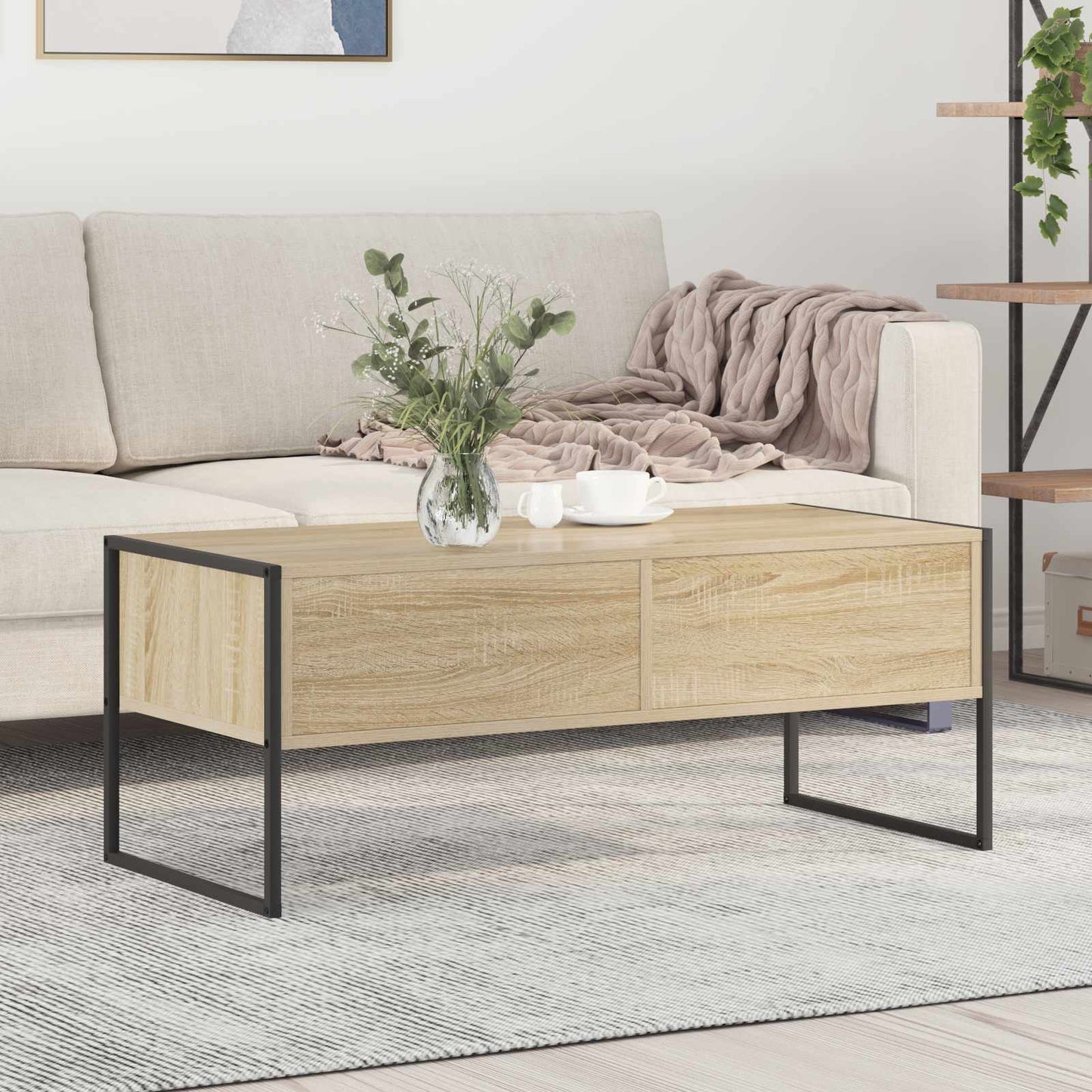 Konferenční Stolek Sonoma 100 X 46 X 40 Cm Kompozitní Dřevo