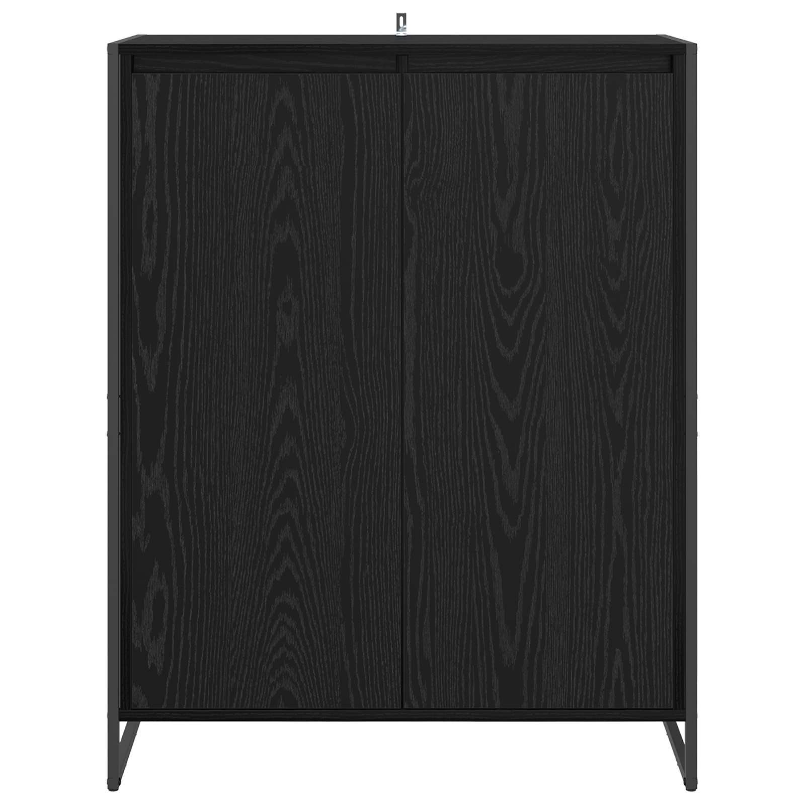 Skříň Na Obuv Černý Dub 79 X 36 X 100 Cm Kompozitní Dřevo