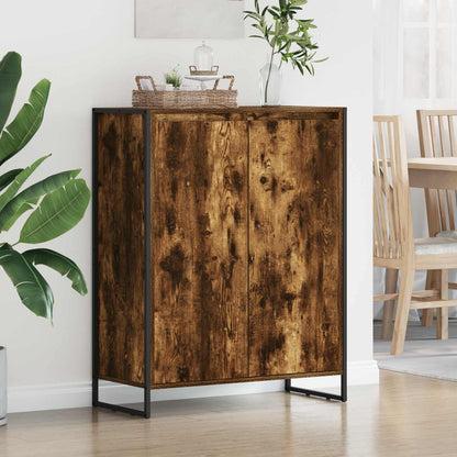 Skříň Na Obuv Kouřový Dub 79 X 36 X 100 Cm Kompozitní Dřevo