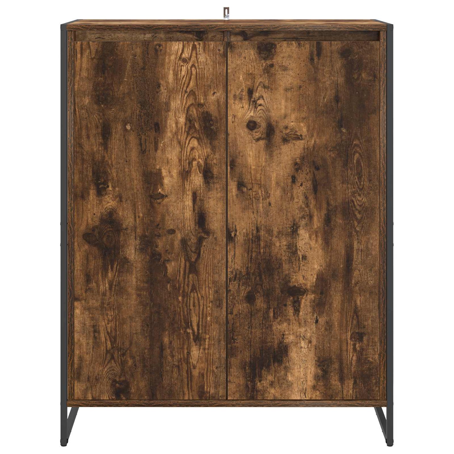 Skříň Na Obuv Kouřový Dub 79 X 36 X 100 Cm Kompozitní Dřevo