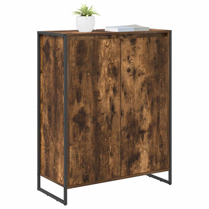 Skříň Na Obuv Kouřový Dub 79 X 36 X 100 Cm Kompozitní Dřevo