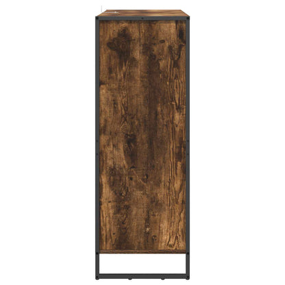 Skříň Na Obuv Kouřový Dub 79 X 36 X 100 Cm Kompozitní Dřevo