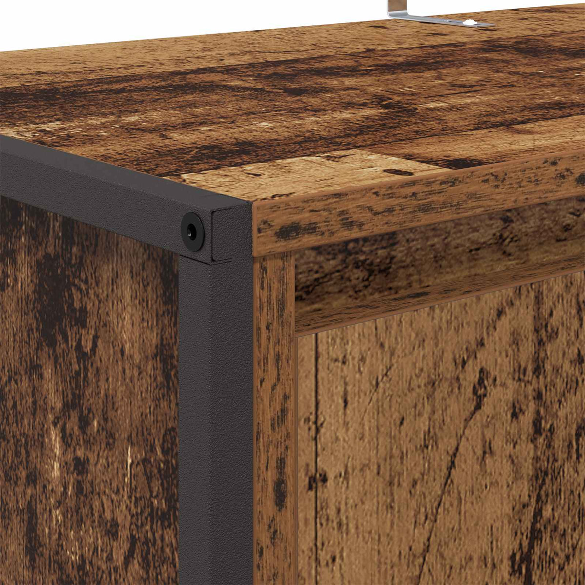 Skříň Na Obuv Staré Dřevo 79 X 36 X 100 Cm Kompozitní Dřevo