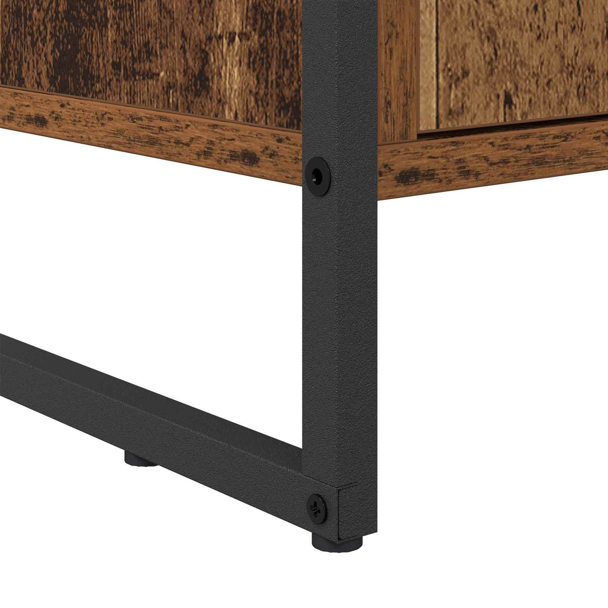 Skříň Na Obuv Staré Dřevo 79 X 36 X 100 Cm Kompozitní Dřevo