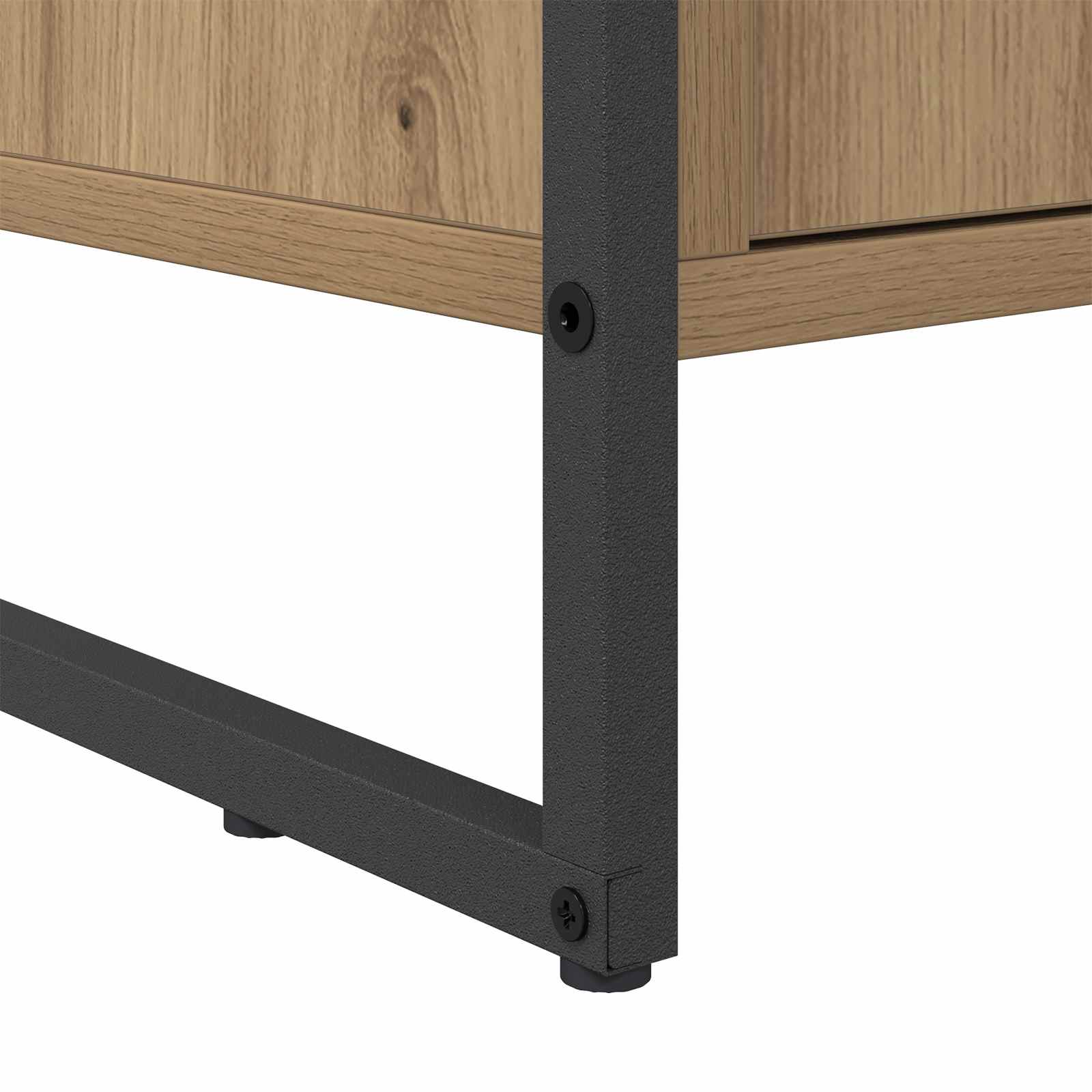 Skříň Na Obuv Umělecký Dub 79 X 36 X 100 Cm Kompozitní Dřevo