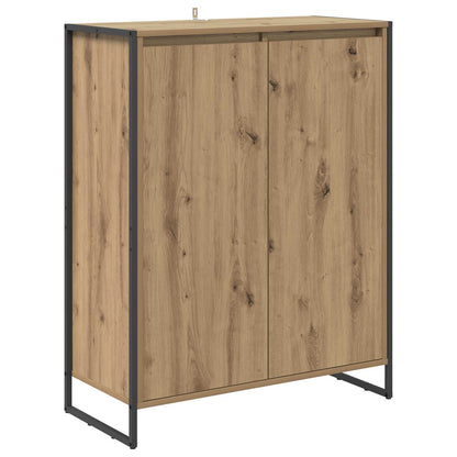 Skříň Na Obuv Umělecký Dub 79 X 36 X 100 Cm Kompozitní Dřevo
