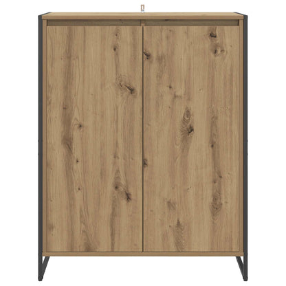 Skříň Na Obuv Umělecký Dub 79 X 36 X 100 Cm Kompozitní Dřevo