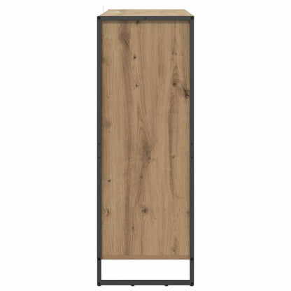 Skříň Na Obuv Umělecký Dub 79 X 36 X 100 Cm Kompozitní Dřevo