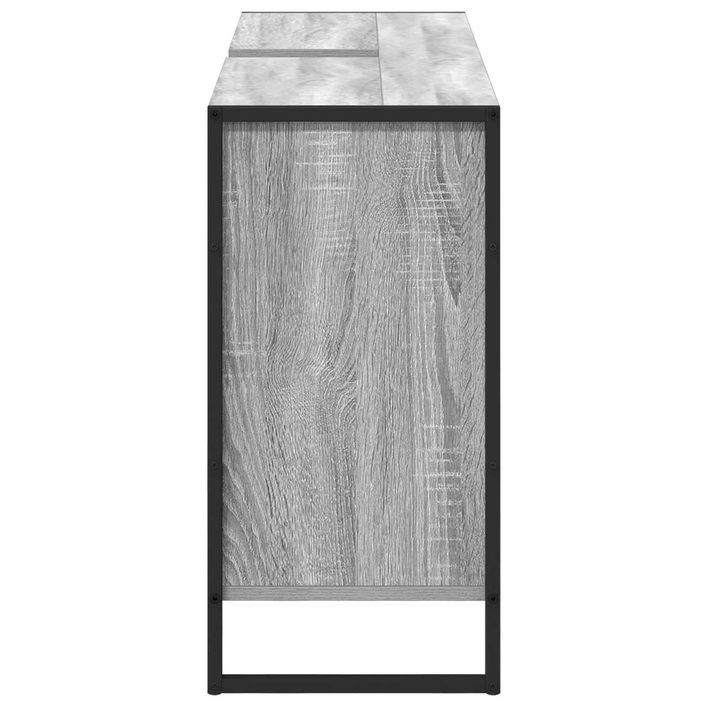 Koupelnová Skříň Šedá Sonoma 90 X 30 X 60 Cm Kompozitní Dřevo