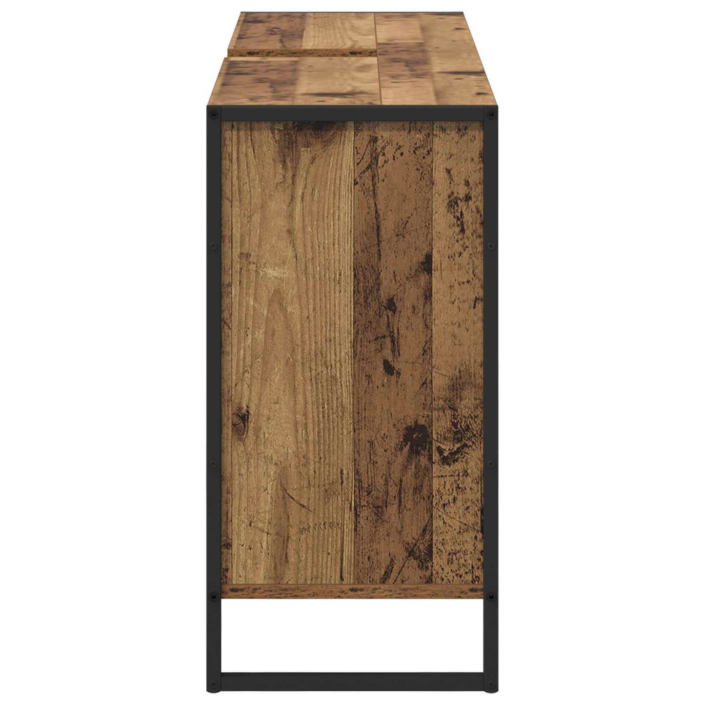 Koupelnová Skříň Staré Dřevo 90 X 30 X 60 Cm Kompozitní Dřevo