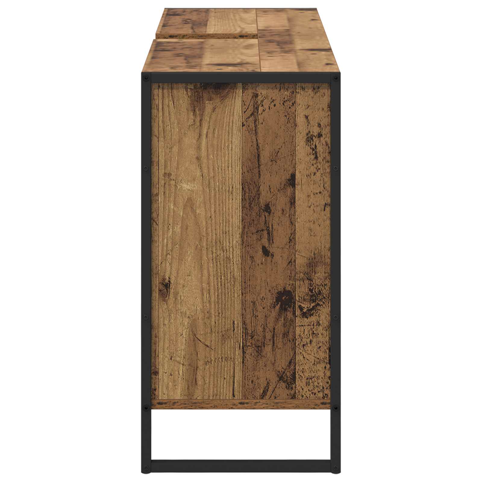 Koupelnová Skříň Staré Dřevo 90 X 30 X 60 Cm Kompozitní Dřevo