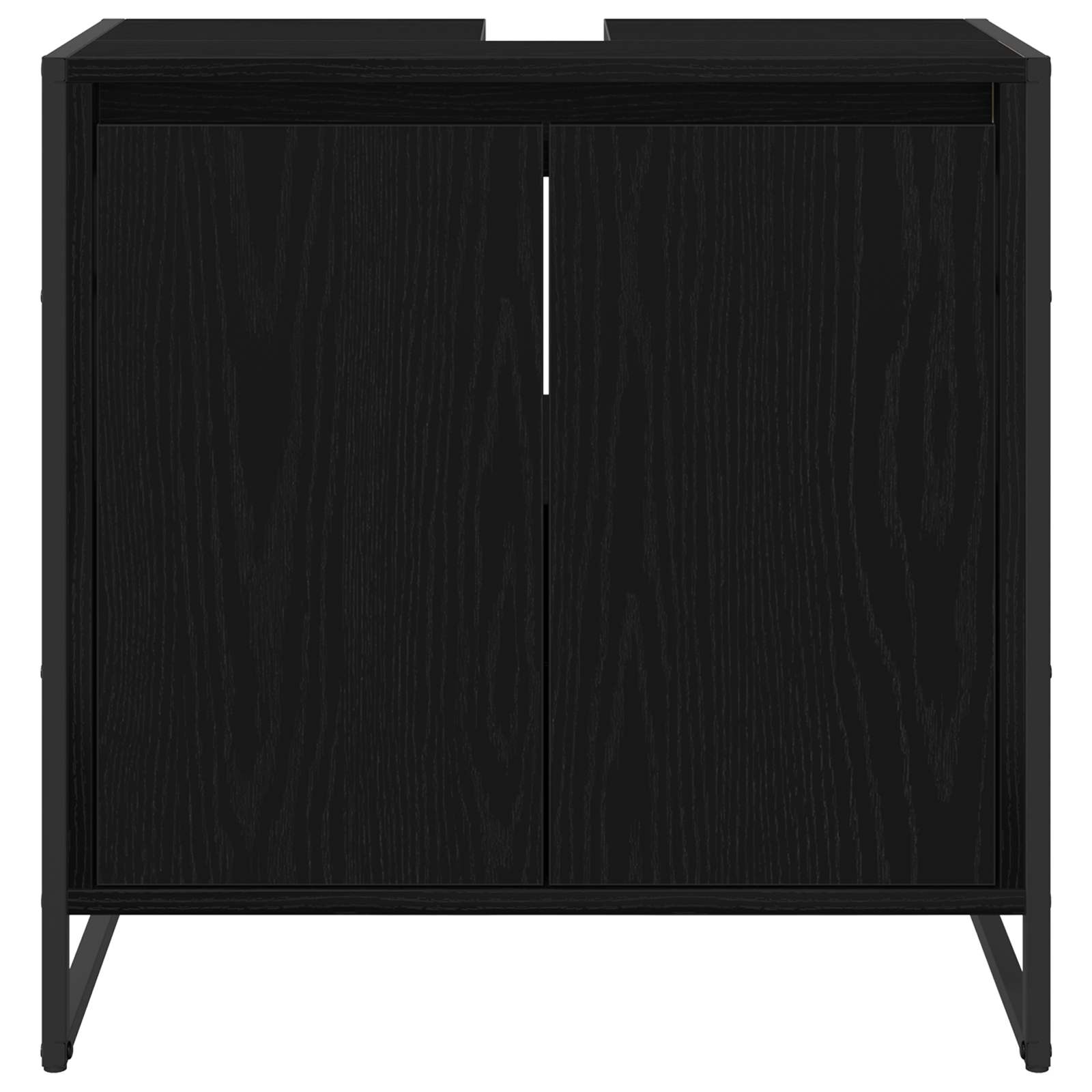 Koupelnová Skříň Černý Dub 60 X 30 X 60 Cm Kompozitní Dřevo