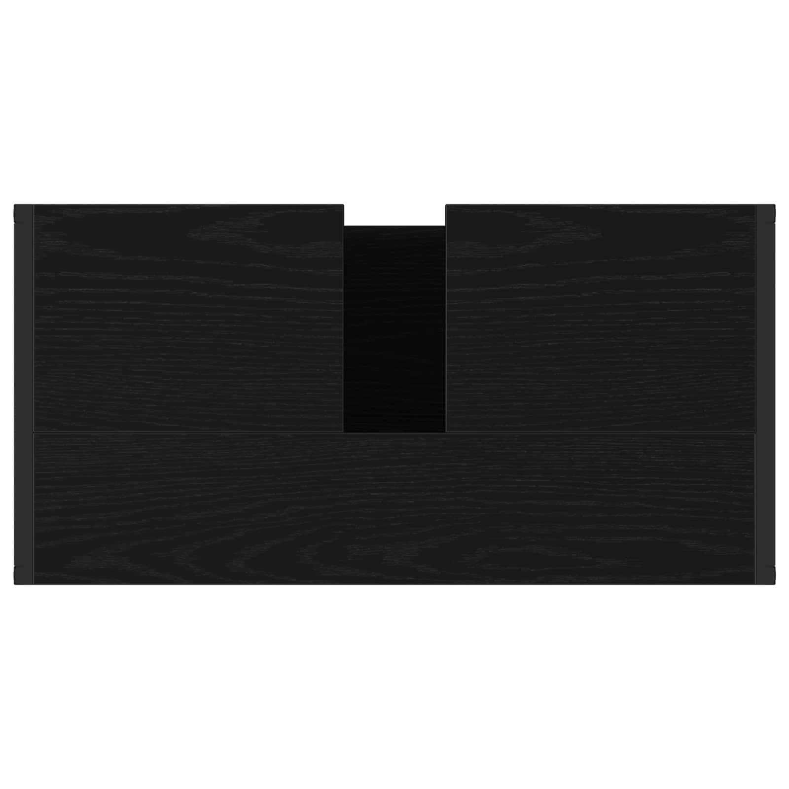 Koupelnová Skříň Černý Dub 60 X 30 X 60 Cm Kompozitní Dřevo