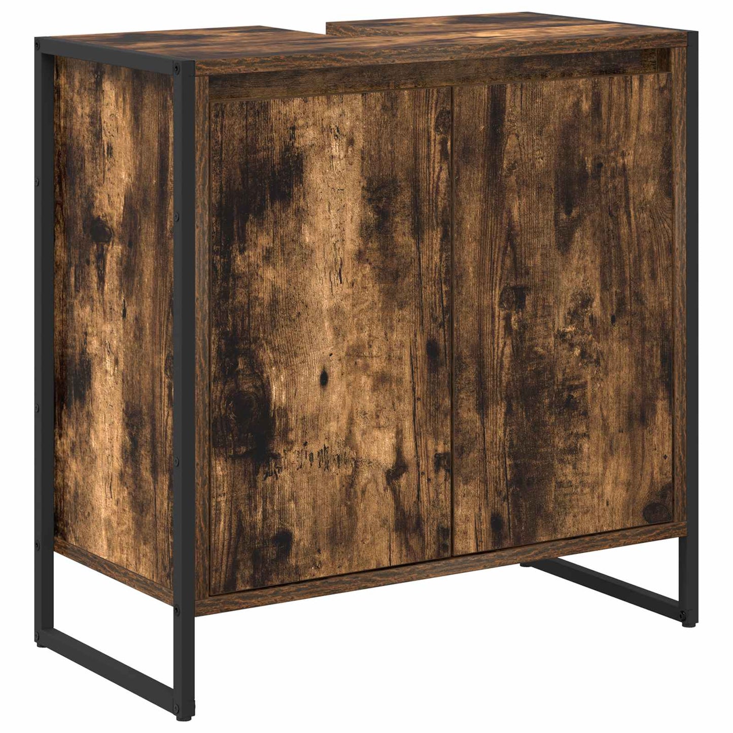 Koupelnová Skříň Kouřový Dub 60 X 30 X 60 Cm Kompozitní Dřevo