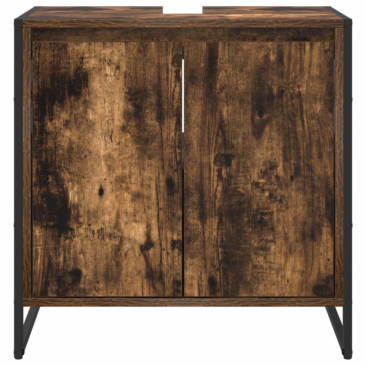 Koupelnová Skříň Kouřový Dub 60 X 30 X 60 Cm Kompozitní Dřevo