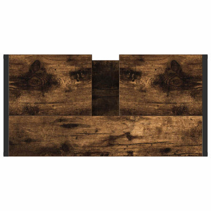 Koupelnová Skříň Kouřový Dub 60 X 30 X 60 Cm Kompozitní Dřevo
