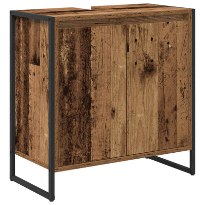 Koupelnová Skříň Staré Dřevo 60 X 30 X 60 Cm Kompozitní Dřevo