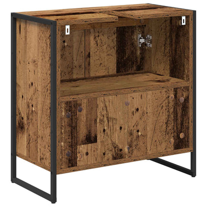 Koupelnová Skříň Staré Dřevo 60 X 30 X 60 Cm Kompozitní Dřevo