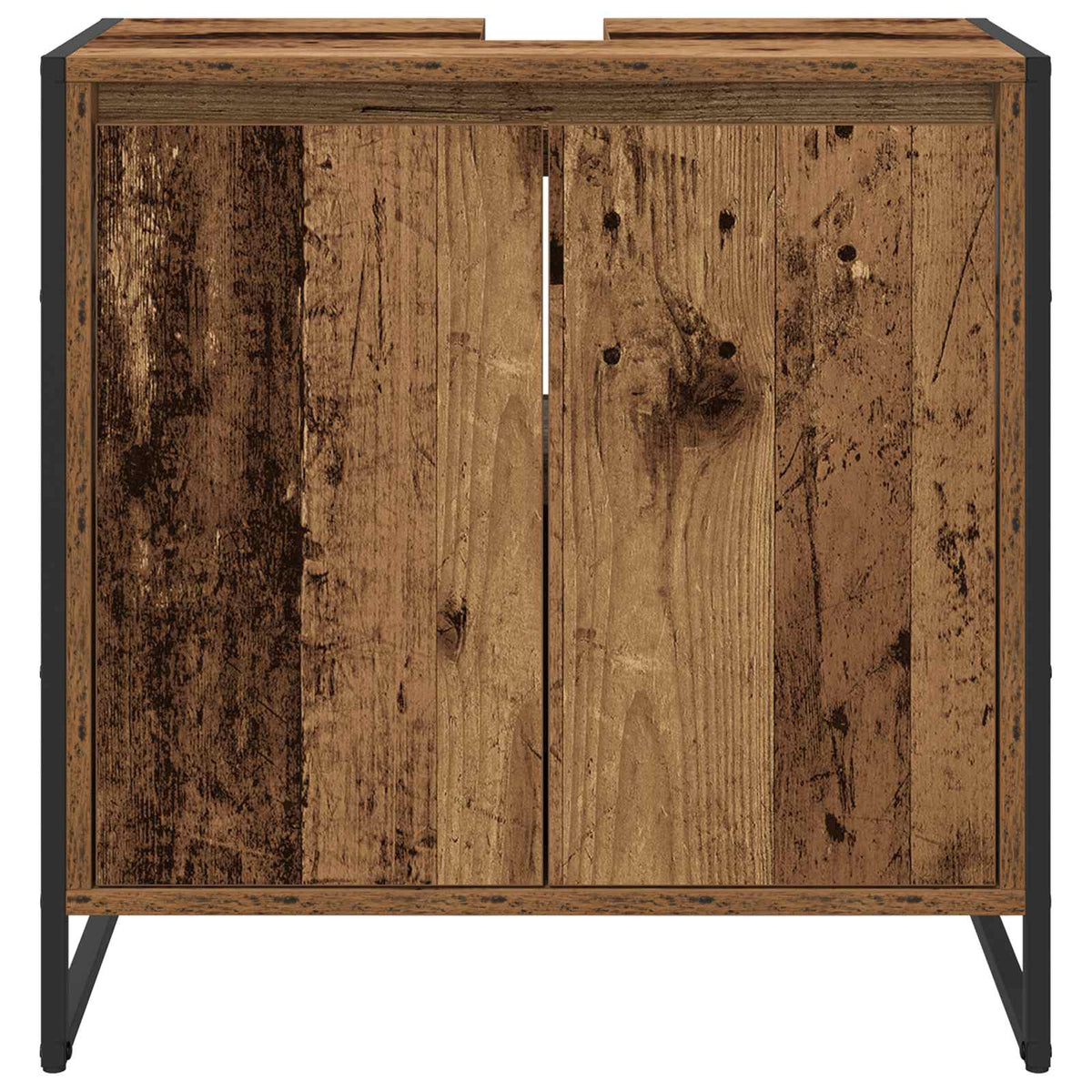 Koupelnová Skříň Staré Dřevo 60 X 30 X 60 Cm Kompozitní Dřevo