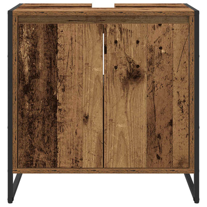 Koupelnová Skříň Staré Dřevo 60 X 30 X 60 Cm Kompozitní Dřevo
