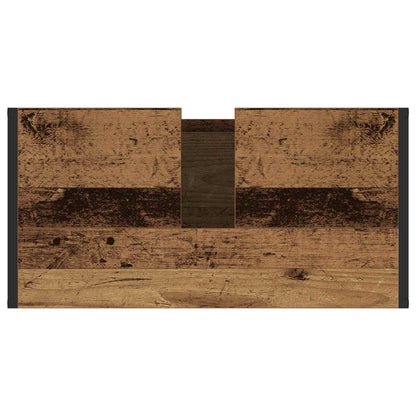 Koupelnová Skříň Staré Dřevo 60 X 30 X 60 Cm Kompozitní Dřevo