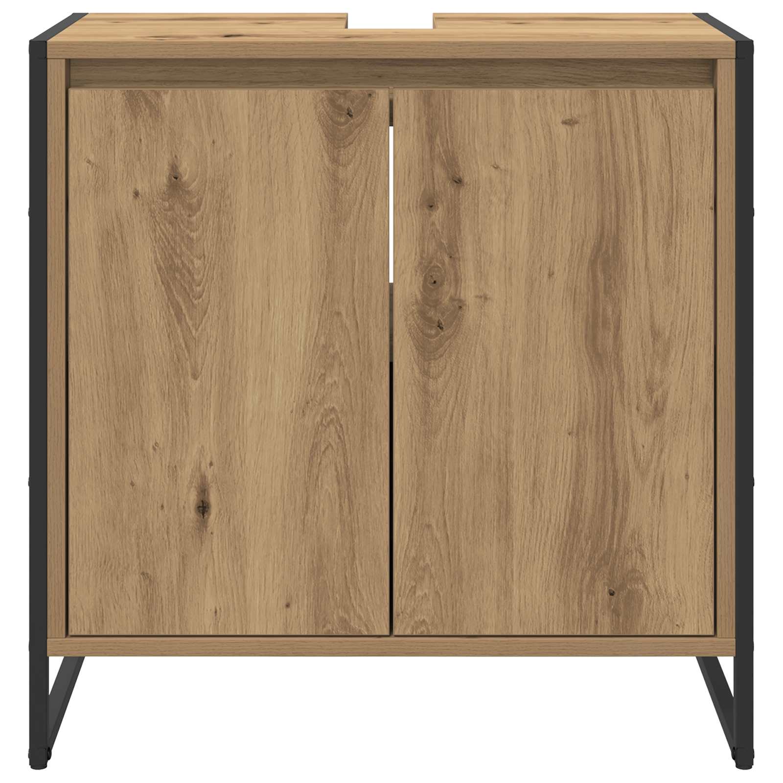 Koupelnová Skříň Umělecký Dub 60 X 30 X 60 Cm Kompozitní Dřevo