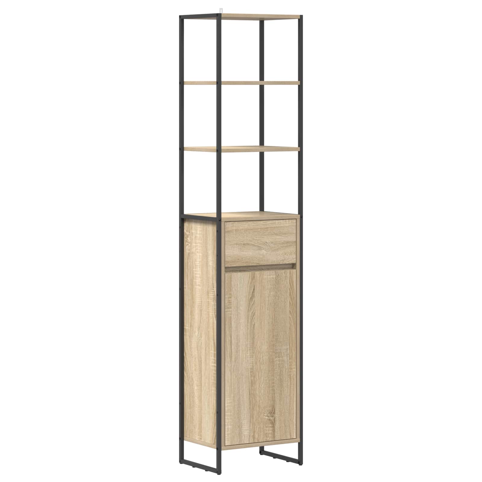 Koupelnová Skříň Sonoma 40 X 30 X 180 Cm Kompozitní Dřevo